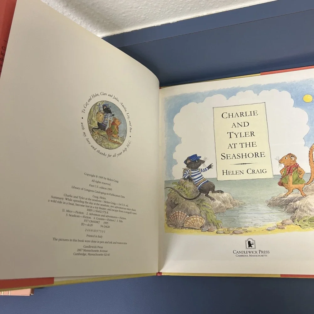 CHARLIE AND TYLER AT THE SEASHORE By Helen Craig‎ & Helen Craig - Hardcover 1995